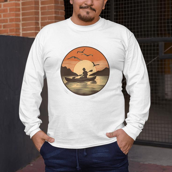 Kayak Kayaker Canoes-Boating Paddle-Life Canadier-Canoe Raglan Baseball Tee Men's Long Sleeve T-Shirt Kayak Kayaker Canoes-Boating Paddle-Life Canadier-Canoe Raglan Baseball Tee Men's Long Sleeve T-Shirt