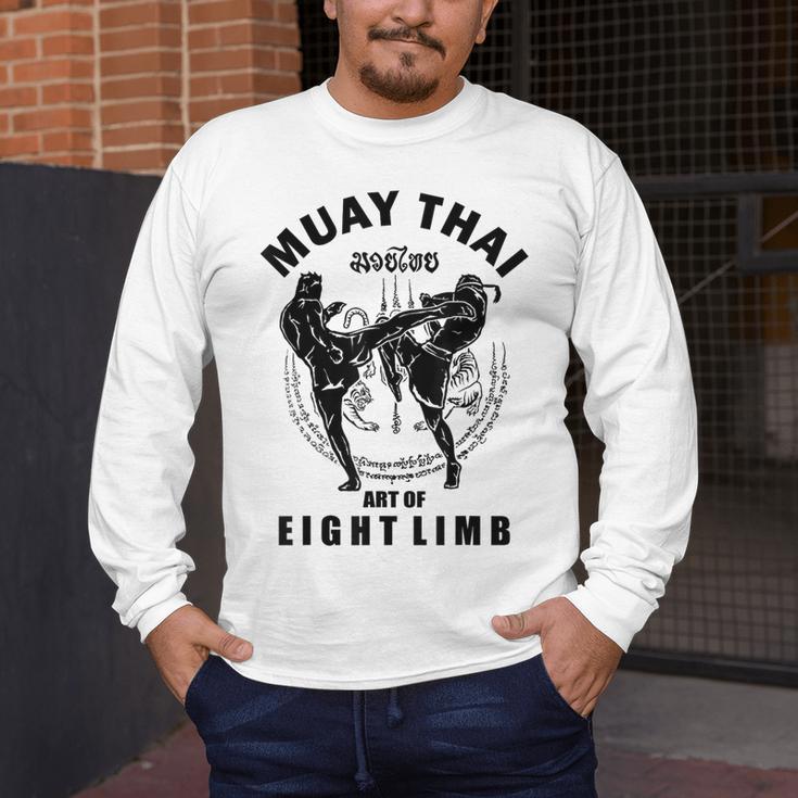 Muay Thai Art Of Eight Limb Men's Long Sleeve T-Shirt Muay Thai Art Of Eight Limb Men's Long Sleeve T-Shirt
