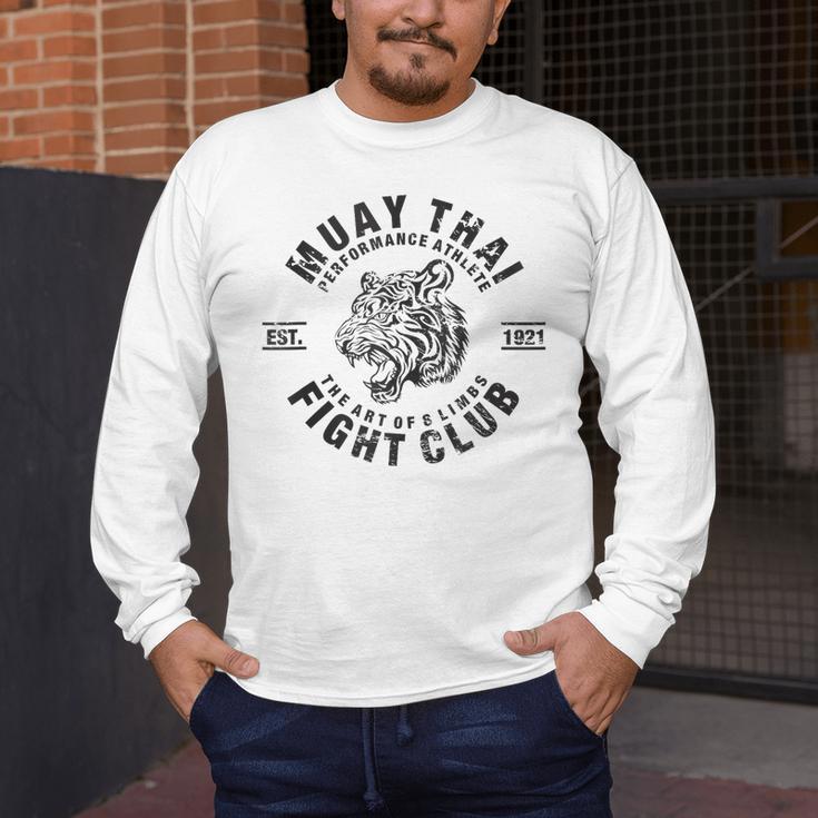 Muay Thai Kickboxing Eight Art MMA Men's Long Sleeve T-Shirt