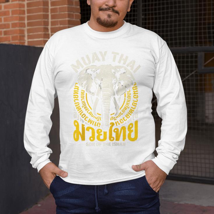 Muay Thai Thailand Fighter Martial Arts Son Of The Ishan Tee Raglan Baseball Tee Men's Long Sleeve T-Shirt
