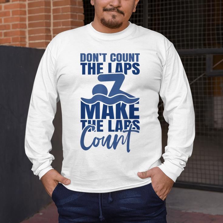 Swimmer Saying Swimming Motivation Professional Swimmer Men's Long Sleeve T-Shirt Swimmer Saying Swimming Motivation Professional Swimmer Men's Long Sleeve T-Shirt