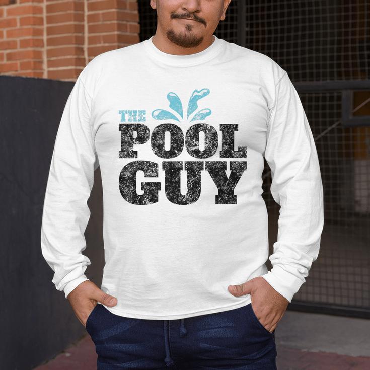 Vintage The Pool Guy Swimming For Him T-Shirt Men's Long Sleeve T-Shirt Vintage The Pool Guy Swimming For Him T-Shirt Men's Long Sleeve T-Shirt