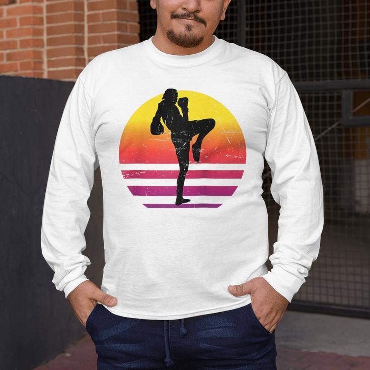 Women's Thai Boxer Thai Boxing Muay Thai Raglan Baseball Tee Men's Long Sleeve T-Shirt