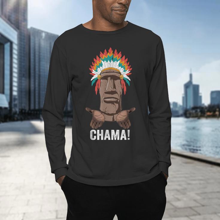 Chama Paotan MMA Fan JJB Boxing Muay Thai Kickboxing Men's Long Sleeve T-Shirt