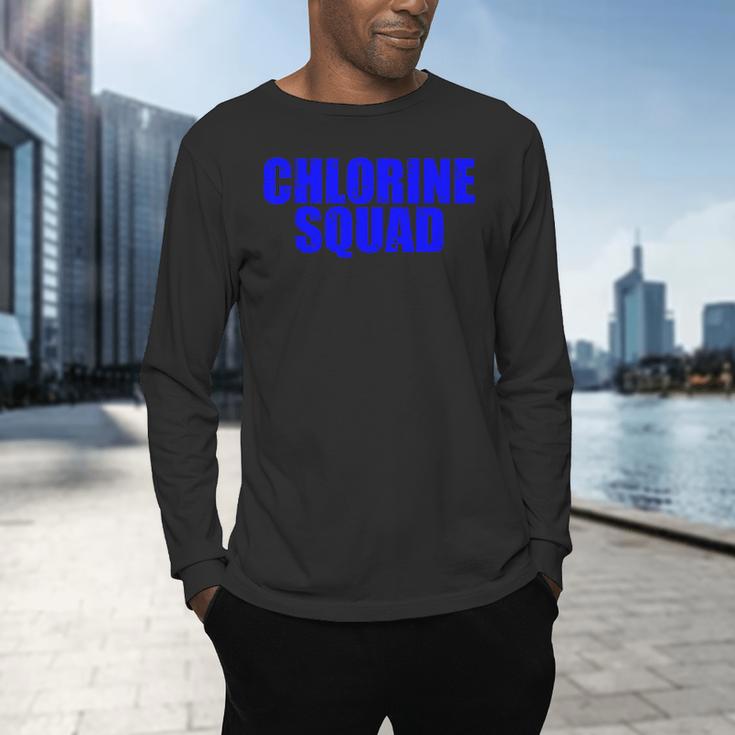 Chlorine Crew Swimming Men's Long Sleeve T-Shirt Chlorine Crew Swimming Men's Long Sleeve T-Shirt