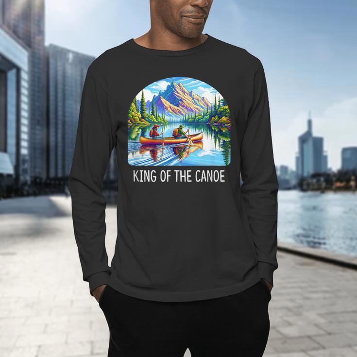 King Of The Canoe Canoeing Men's Long Sleeve T-Shirt