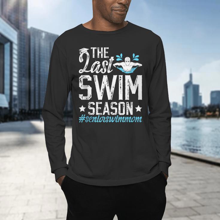 Last Swim Season Swim Senior Mom Swimming Senior Mama Men's Long Sleeve T-Shirt Last Swim Season Swim Senior Mom Swimming Senior Mama Men's Long Sleeve T-Shirt
