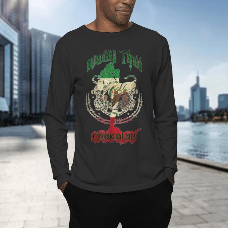 Mexico Muay Thai Men's Long Sleeve T-Shirt Mexico Muay Thai Men's Long Sleeve T-Shirt