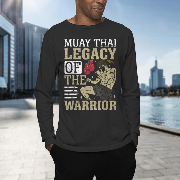 Muay Thai Legacy Of The Warrior Muay Thai Men's Long Sleeve T-Shirt Muay Thai Legacy Of The Warrior Muay Thai Men's Long Sleeve T-Shirt