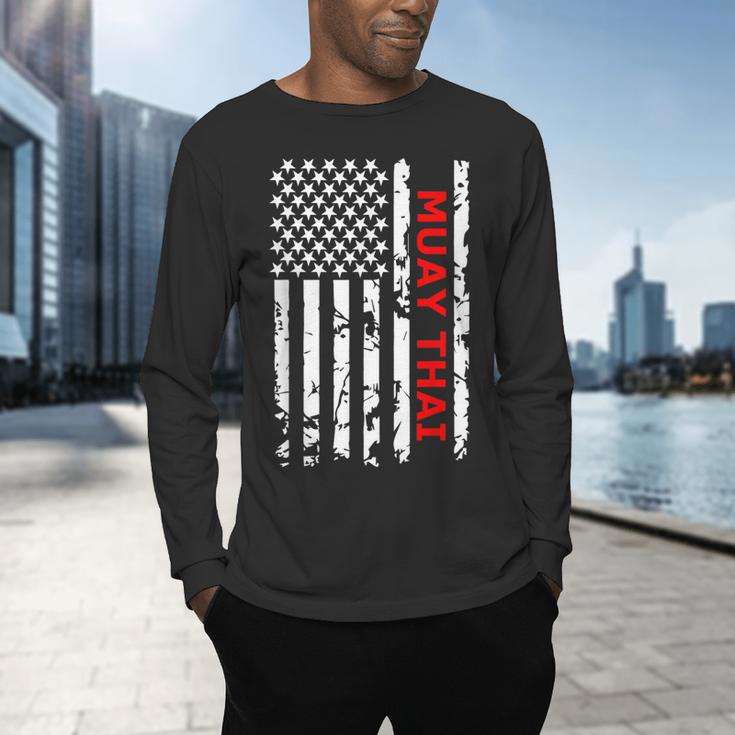 Muay Thai Martial Arts Men's Long Sleeve T-Shirt