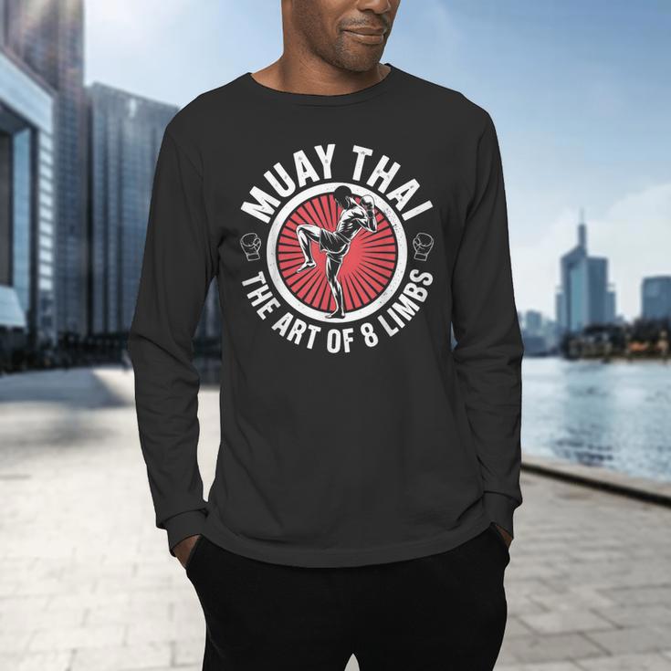 Muay Thai For Men Women Kids Mixed Martial Arts Men's Long Sleeve T-Shirt
