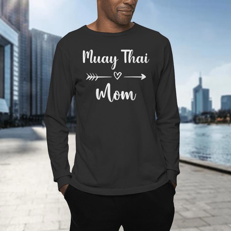 Muay Thai Mom Woman Muay Thai Sport Lover Men's Long Sleeve T-Shirt Muay Thai Mom Woman Muay Thai Sport Lover Men's Long Sleeve T-Shirt