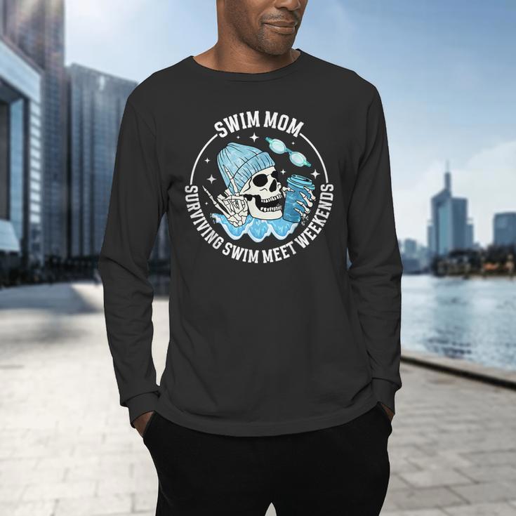Swim Meets Swim Mom Of A Swimmer Mom Swim Mama Swimming Mom Men's Long Sleeve T-Shirt Swim Meets Swim Mom Of A Swimmer Mom Swim Mama Swimming Mom Men's Long Sleeve T-Shirt