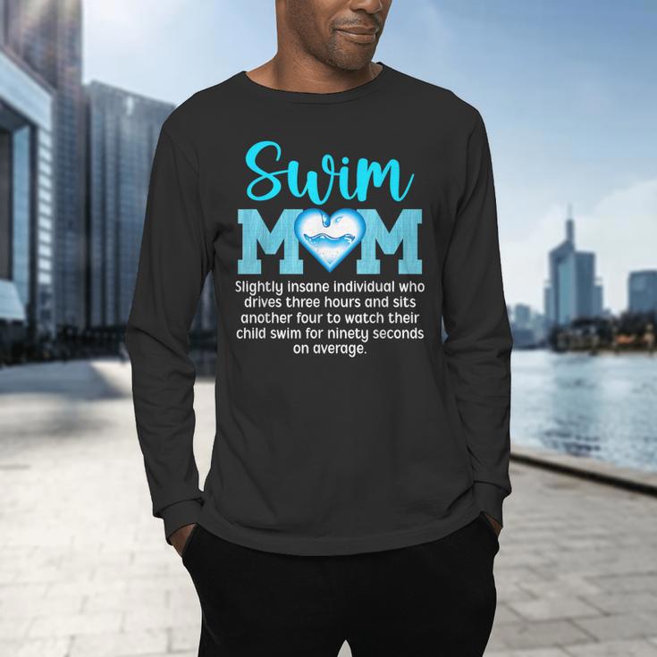 Swim Mom Definition Swim Mama Swimming Mom Of A Swimmer Mom Men's Long Sleeve T-Shirt Swim Mom Definition Swim Mama Swimming Mom Of A Swimmer Mom Men's Long Sleeve T-Shirt