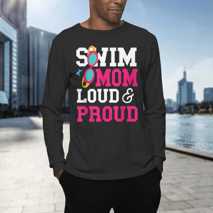 Swimming Swimmer Swim Mom Men's Long Sleeve T-Shirt