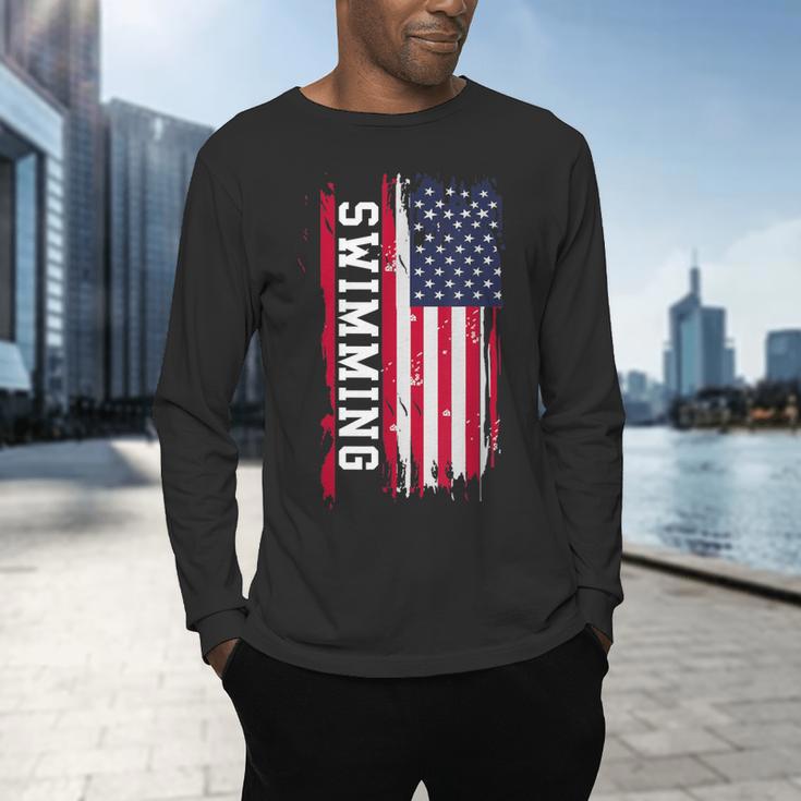 Swimming And Swimmers Men's Long Sleeve T-Shirt