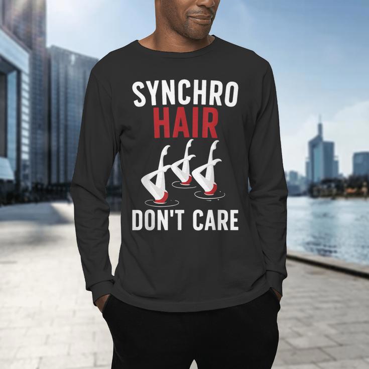 Synchronized Swimming Art For Men Women Synchronized Swim Men's Long Sleeve T-Shirt Synchronized Swimming Art For Men Women Synchronized Swim Men's Long Sleeve T-Shirt