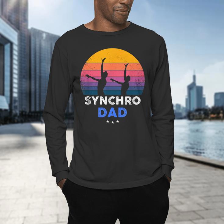 Synchronized Swimming Synchro Dad Men's Long Sleeve T-Shirt Synchronized Swimming Synchro Dad Men's Long Sleeve T-Shirt