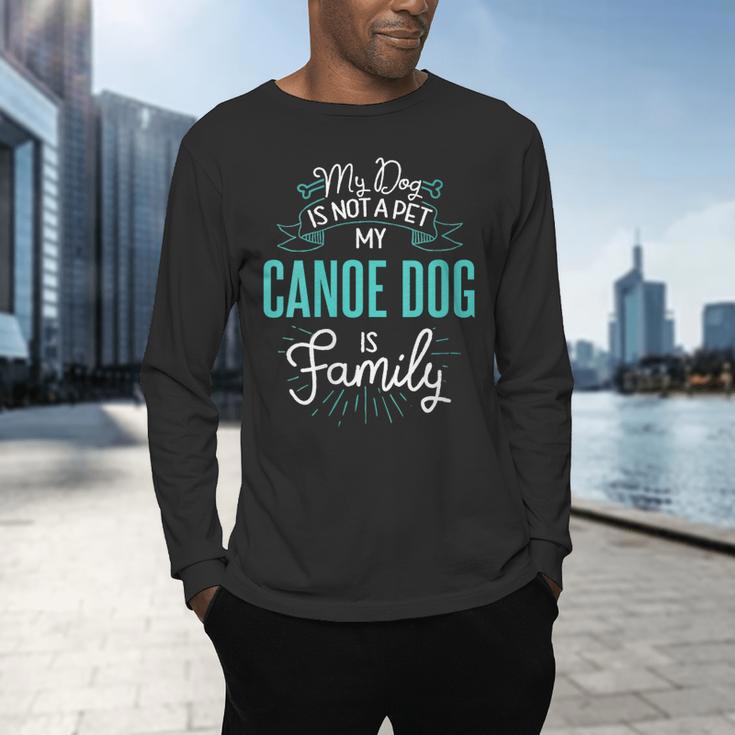 Women's Cute Canoe Dog Shirt Family Dog For Women Men Men's Long Sleeve T-Shirt Women's Cute Canoe Dog Shirt Family Dog For Women Men Men's Long Sleeve T-Shirt