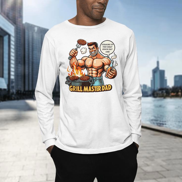BBQ Dad Tee Grill Is Hot My Opinions Present Apparel Men's Long Sleeve T-Shirt