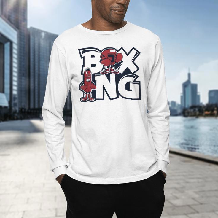 Boxing Professional Boxer Muay Thai Kickboxer Fan Boxing Men's Long Sleeve T-Shirt
