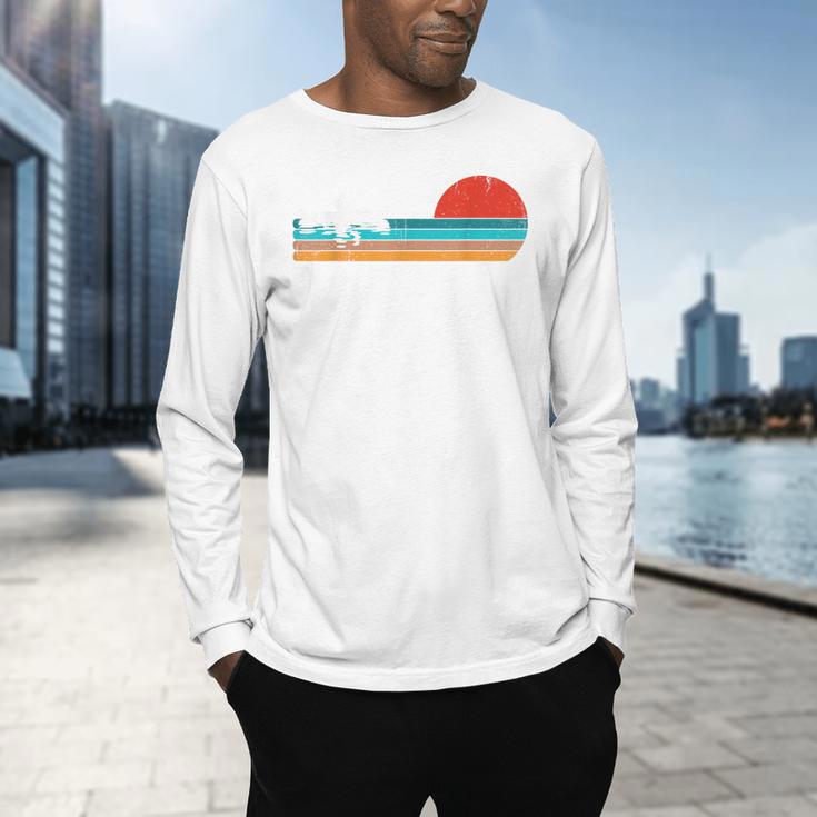 Paddling Canoe Retro Vintage For Canoeists And Paddle Men's Long Sleeve T-Shirt