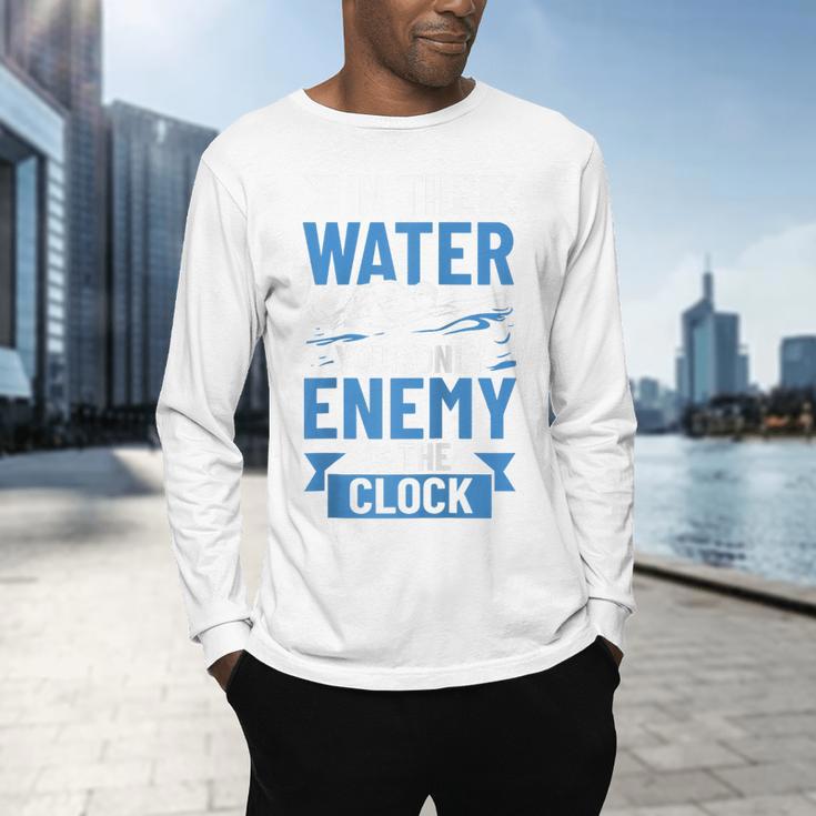Swimming Enthusiast Swimming Expert Swimming Lover Swimmer Raglan Baseball Tee Men's Long Sleeve T-Shirt Swimming Enthusiast Swimming Expert Swimming Lover Swimmer Raglan Baseball Tee Men's Long Sleeve T-Shirt