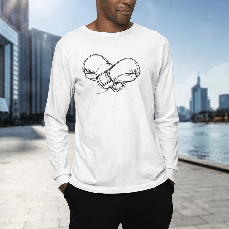 Women's Muay Thai Kickboxing Nak Muay Thai Boxing Fighter Men's Long Sleeve T-Shirt