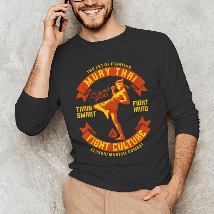 The Art Of Fighting Culture Muay Thai Men's Long Sleeve T-Shirt
