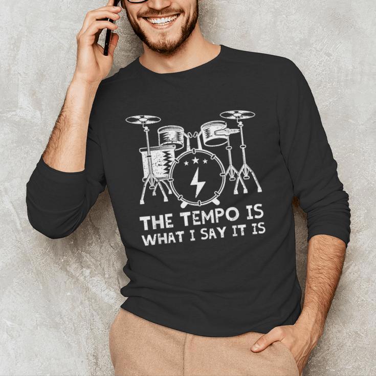 Best Drum For Men Women Drummer Drum Kit Drumming Men's Long Sleeve T-Shirt Best Drum For Men Women Drummer Drum Kit Drumming Men's Long Sleeve T-Shirt