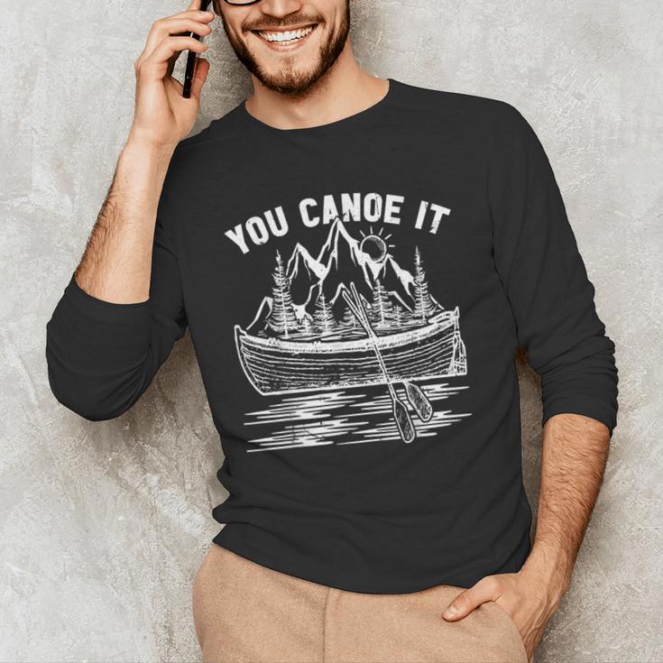 Canoeing Canoe Men's Long Sleeve T-Shirt