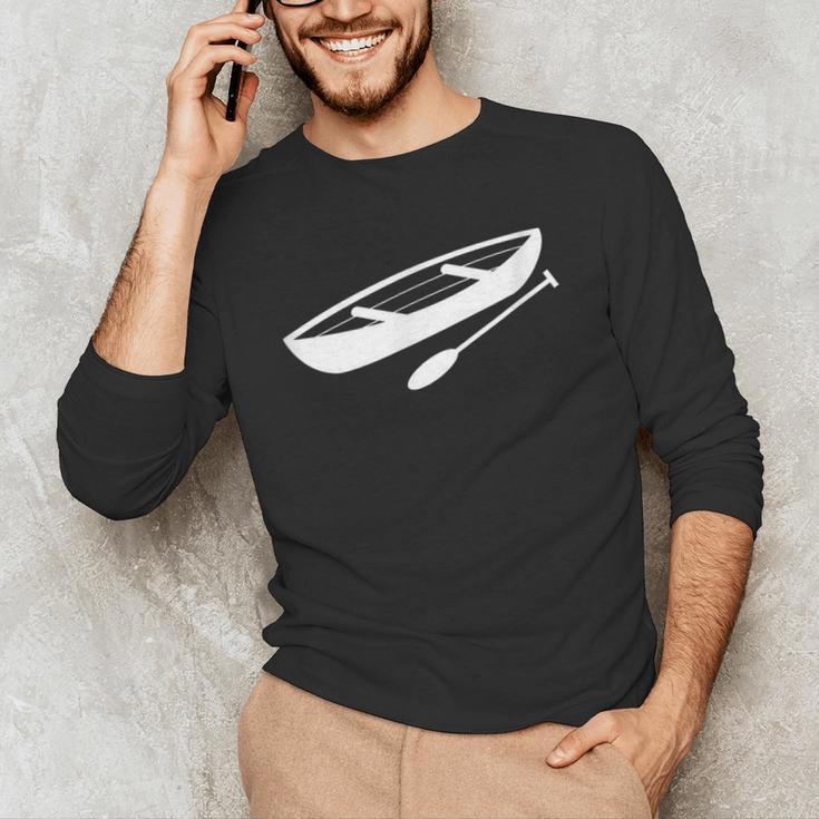 Canoeing Kayaking Canoe Tshirt Men's Long Sleeve T-Shirt