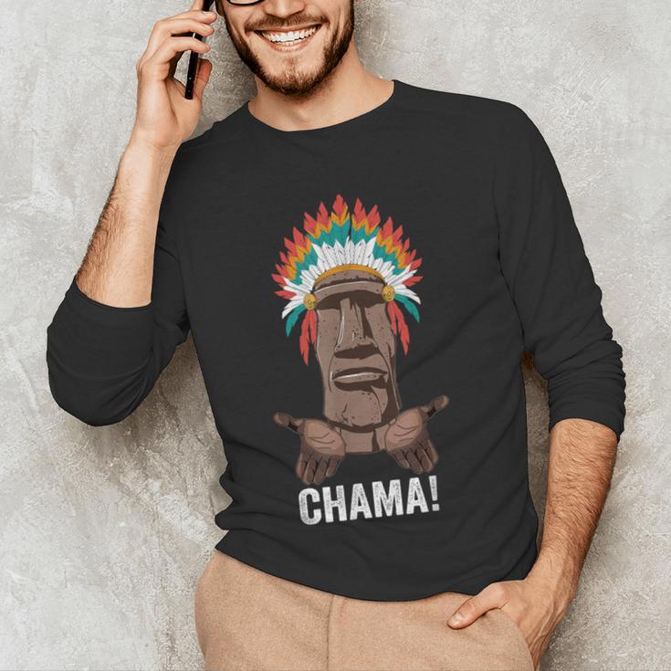 Chama Paotan MMA Fan JJB Boxing Muay Thai Kickboxing Men's Long Sleeve T-Shirt