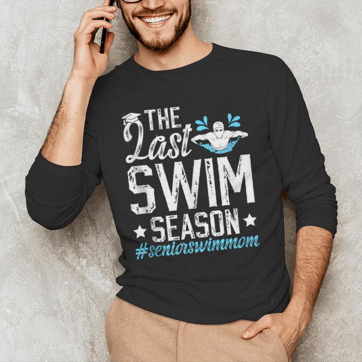 Last Swim Season Swim Senior Mom Swimming Senior Mama Men's Long Sleeve T-Shirt Last Swim Season Swim Senior Mom Swimming Senior Mama Men's Long Sleeve T-Shirt