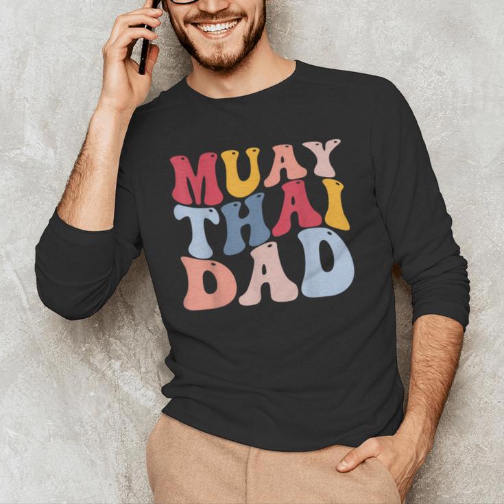 Muay Thai Dad Thai Boxing Dad Men's Long Sleeve T-Shirt