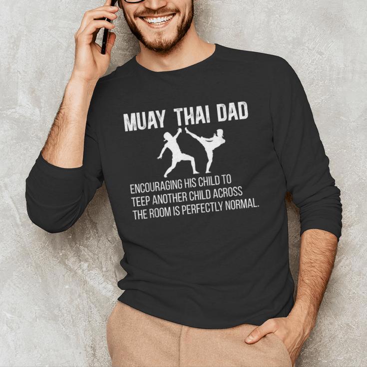 Muay Thai Dad Definition Muay Thai Father Men's Long Sleeve T-Shirt Muay Thai Dad Definition Muay Thai Father Men's Long Sleeve T-Shirt