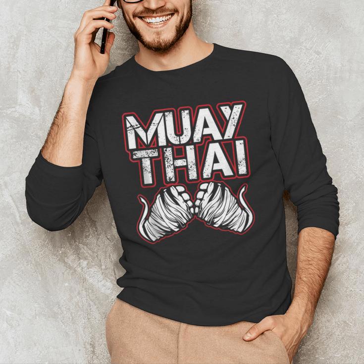 Muay Thai Lover For Fight Fans Men's Long Sleeve T-Shirt