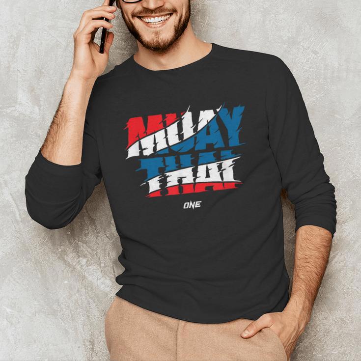 Official ONE Muay Thai Flag Men's Long Sleeve T-Shirt