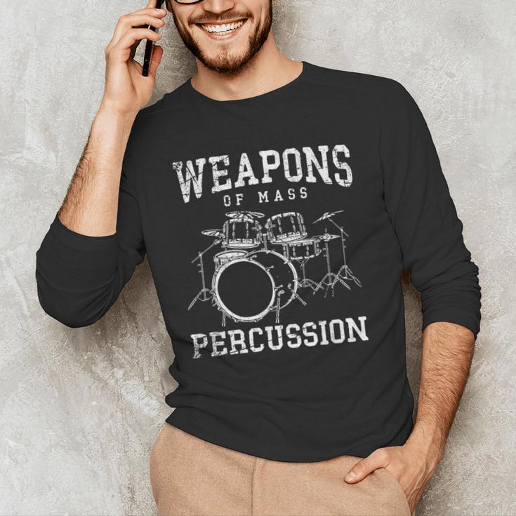 Rock Musician Drummer Drum Kit Men's Long Sleeve T-Shirt Rock Musician Drummer Drum Kit Men's Long Sleeve T-Shirt