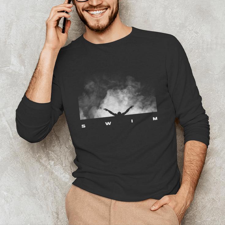 Swim Swimmer Swimming Men's Long Sleeve T-Shirt Swim Swimmer Swimming Men's Long Sleeve T-Shirt