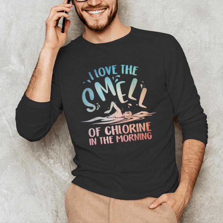 Swimmer Art For Men Women Swim Team Coach Swimming Men's Long Sleeve T-Shirt Swimmer Art For Men Women Swim Team Coach Swimming Men's Long Sleeve T-Shirt