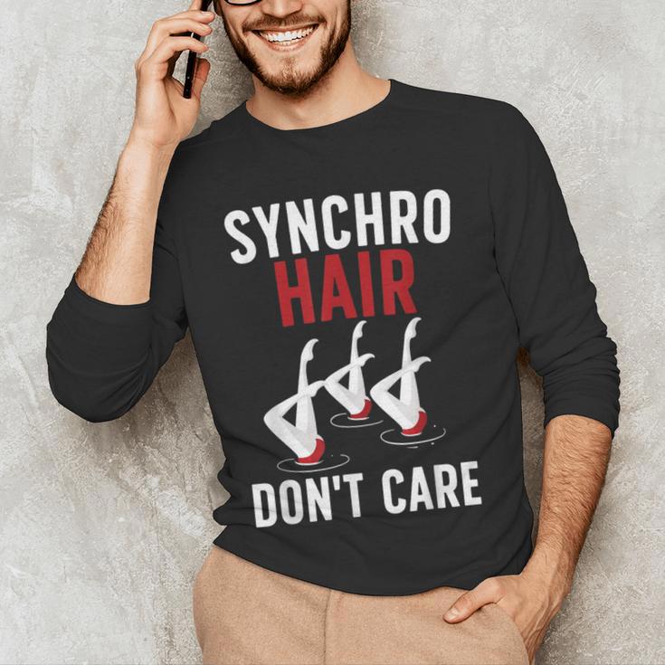 Synchronized Swimming Art For Men Women Synchronized Swim Men's Long Sleeve T-Shirt Synchronized Swimming Art For Men Women Synchronized Swim Men's Long Sleeve T-Shirt