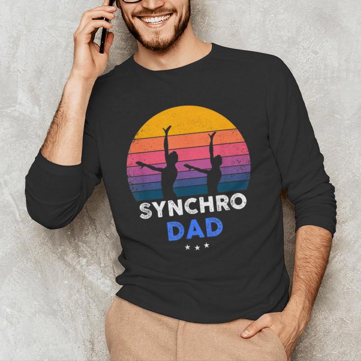 Synchronized Swimming Synchro Dad Men's Long Sleeve T-Shirt Synchronized Swimming Synchro Dad Men's Long Sleeve T-Shirt