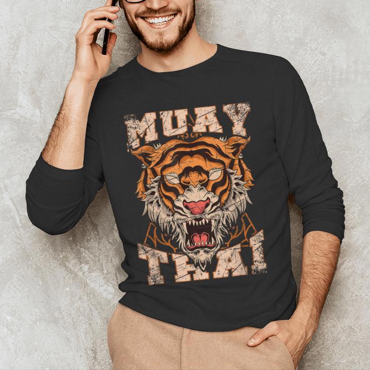 Tiger Asia Ninja Muay Thai Men's Long Sleeve T-Shirt Tiger Asia Ninja Muay Thai Men's Long Sleeve T-Shirt