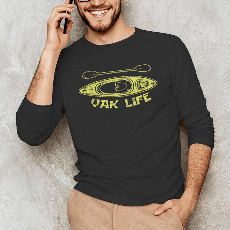 Yak Life Kayaker Or Canoeist Men's Long Sleeve T-Shirt