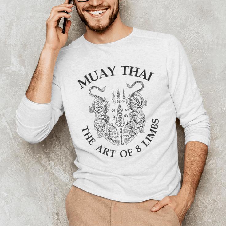 The Art Of 8 Limbs Muay Thai Men's Long Sleeve T-Shirt The Art Of 8 Limbs Muay Thai Men's Long Sleeve T-Shirt