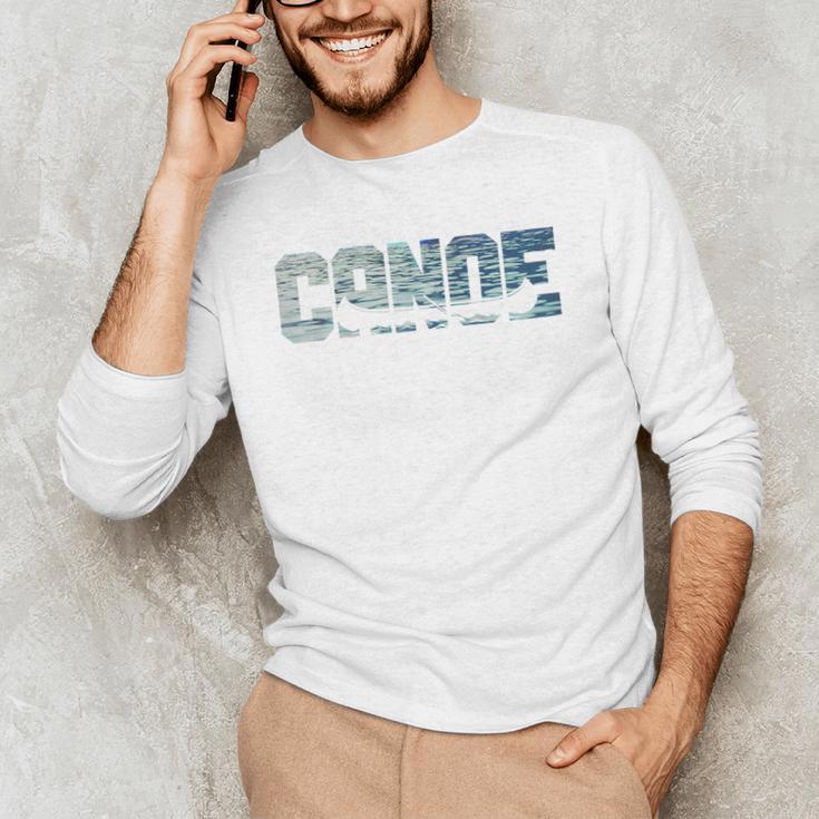 Canoe Canoeing Canoe Raglan Baseball Tee Men's Long Sleeve T-Shirt Canoe Canoeing Canoe Raglan Baseball Tee Men's Long Sleeve T-Shirt