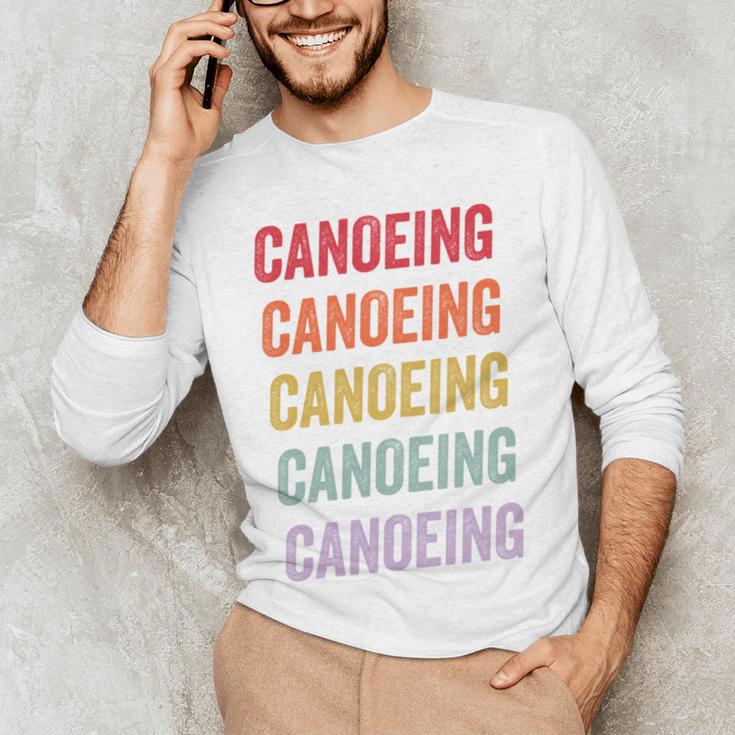 Canoeing Men's Long Sleeve T-Shirt
