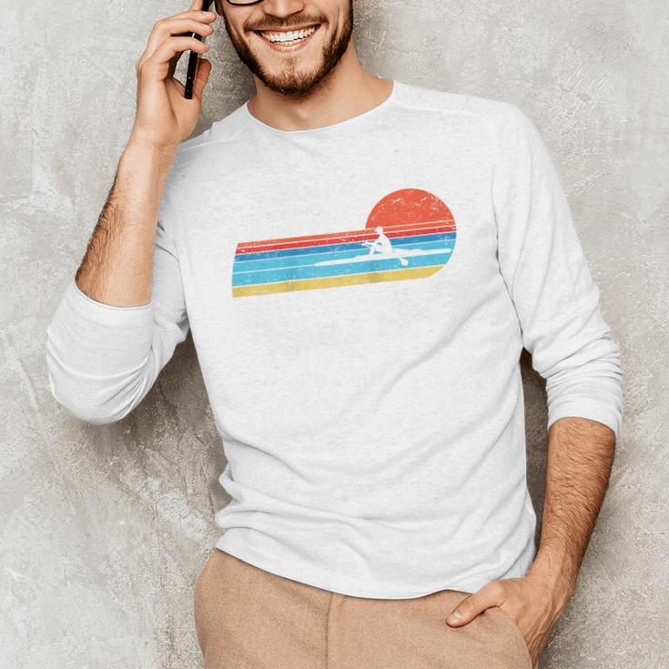 Canoes-Rowing Canoe-Rower Canoeing-Canoeist Vintage Canoes Raglan Baseball Tee Men's Long Sleeve T-Shirt Canoes-Rowing Canoe-Rower Canoeing-Canoeist Vintage Canoes Raglan Baseball Tee Men's Long Sleeve T-Shirt
