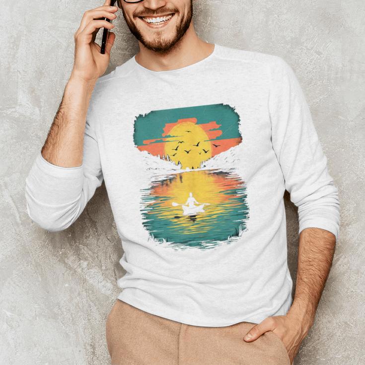Kayak Kayak Canoe Lake Kayak Canoeing Sleeveless Men's Long Sleeve T-Shirt